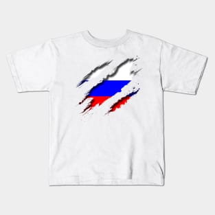 Russia Shredding Kids T-Shirt